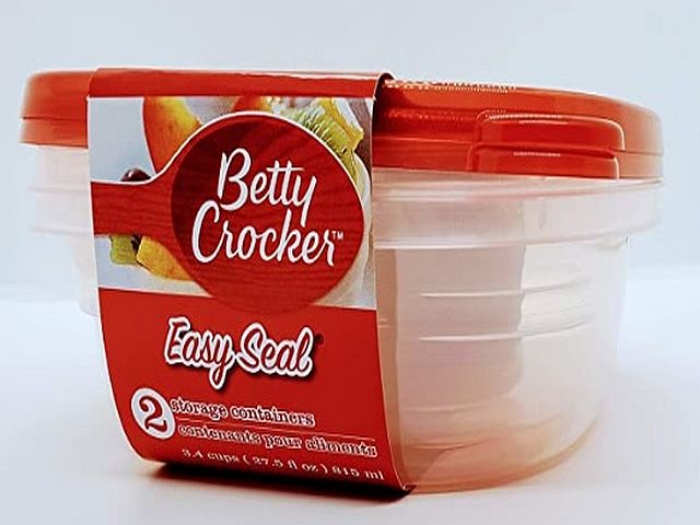 betty crocker easy seal 2 storage containers