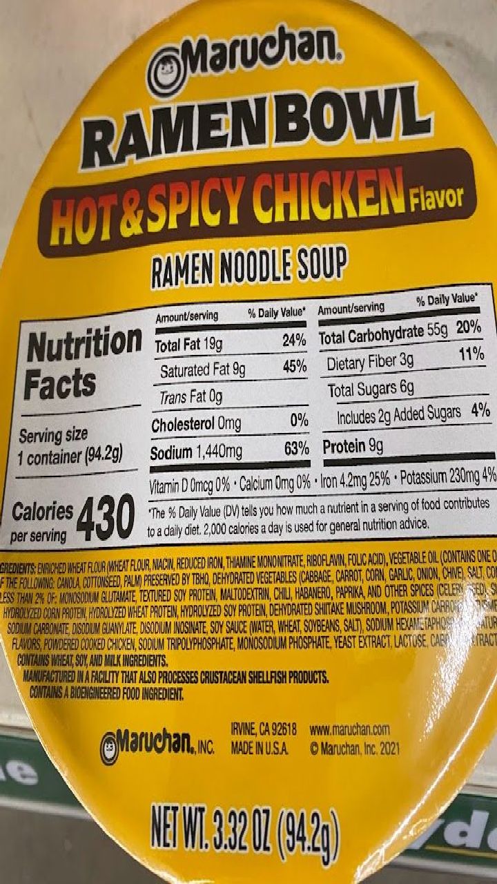 Hot n Spicy Crunch Ramen Noodle Soup