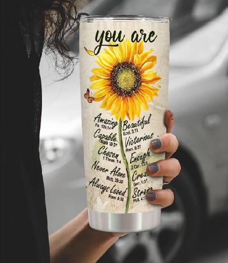 Unique Christian Tumbler, Religious Gifts For Women, Inspirational Gifts